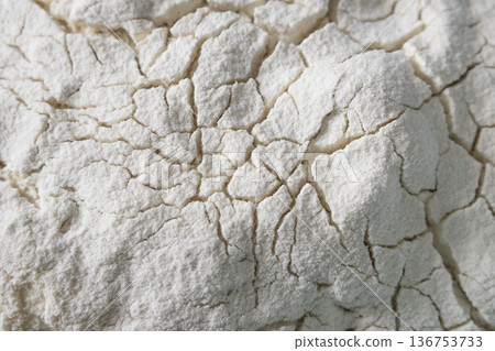 Cracks in the dough, Cracks can be used as abstract background 136753733