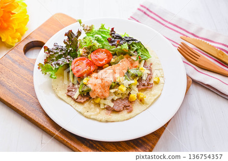 Cactus steak wrap Cactus steak wrap 136754357