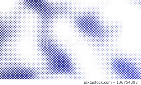 Abstract blue halftone dots forming smooth gradient pattern. Clean modern digital texture with soft depth and minimal style, futuristic background with flowing visual structure. Abstract blue halftone dots forming smooth gradient pattern. Clean modern digital texture with soft depth and minimal style, futuristic background with flowing visual structure. 136754398