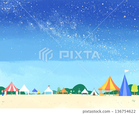 簡單的野營圖 136754622