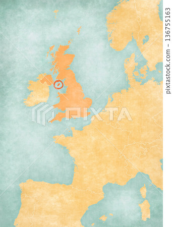 Map of Western Europe - Isle of Man 136755163