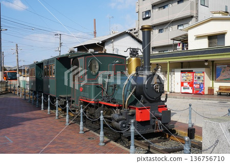 Retro locomotive Retro locomotive 136756710