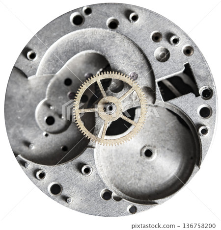 old clockwork, metal gears close up old clockwork, metal gears close up 136758200