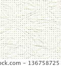 Crumpled White Paper with Plus Cross Pattern Wrinkled Texture Seamless Background Photo 136758725