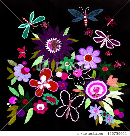 Ukrainian embroidery, folk arts and crafts 136759021