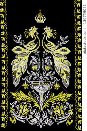 Ukrainian embroidery, folk arts and crafts Ukrainian embroidery, folk arts and crafts 136759031