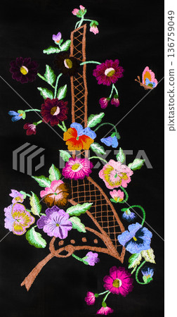 Ukrainian embroidery, folk arts and crafts Ukrainian embroidery, folk arts and crafts 136759049