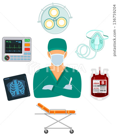 doctor surgeon concept doctor surgeon concept 136759204