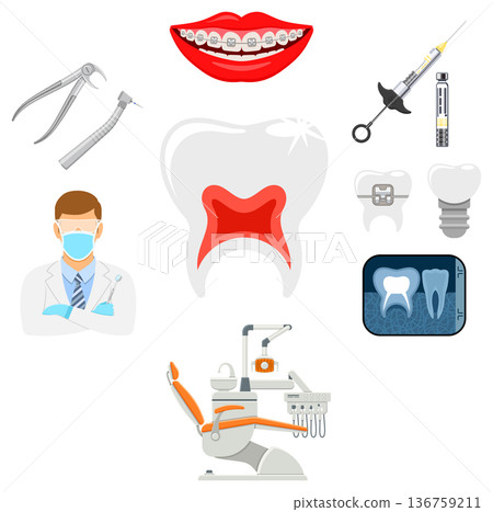 Dental Services Infographics 136759211
