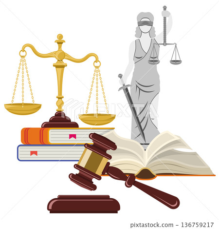 Law and Justice Concept Law and Justice Concept 136759217