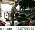 Oil change scene 136759348