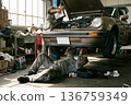 Oil change scene 136759349
