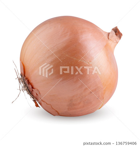 Fresh onion bulbs isolated on white background. Fresh onion bulbs isolated on white background. 136759406