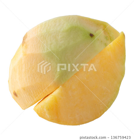 Fresh Turnip Swede isolated over white background. Fresh Turnip Swede isolated over white background. 136759423