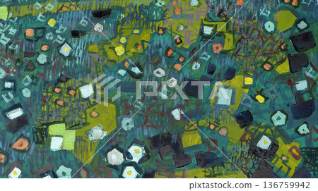 abstraction, oil painting, simple art 136759942