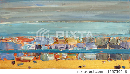 abstraction, oil painting, simple art abstraction, oil painting, simple art 136759948