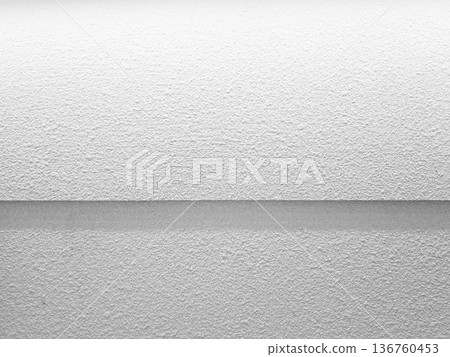 White Stucco Wall with Spotlight from the Top. White Stucco Wall with Spotlight from the Top. 136760453