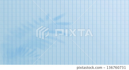 Blue bathroom tile wall background. ceramic kitchen floor, square mosaic 3d pattern 136760731