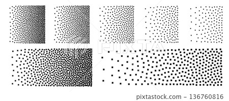 Pixel textured background, square dot fade pattern Pixel textured background, square dot fade pattern 136760816