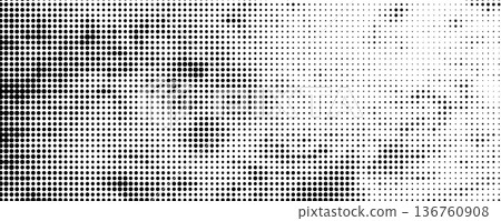 Monochrome sky halftone pattern. Half tone clouds Monochrome sky halftone pattern. Half tone clouds 136760908