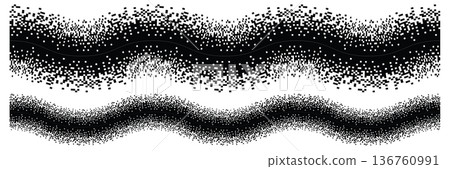 Pixel mosaic background, cube dots pattern 136760991