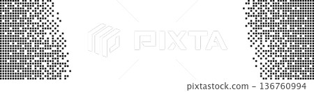 Pixel mosaic background, cube dots pattern Pixel mosaic background, cube dots pattern 136760994