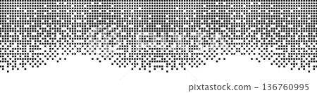 Pixel mosaic background, cube dots pattern Pixel mosaic background, cube dots pattern 136760995