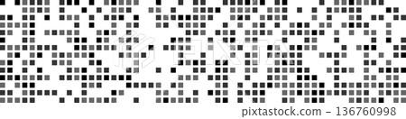 Pixel mosaic background, cube dots pattern Pixel mosaic background, cube dots pattern 136760998