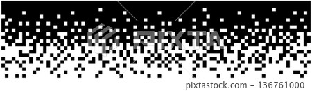 Pixel mosaic background, cube dots pattern 136761000