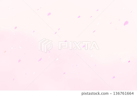 Sakura Fubuki, a row of cherry blossom trees 136761664