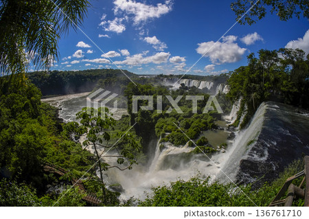 Iguazu falls waterfalls Scenic destination 136761710