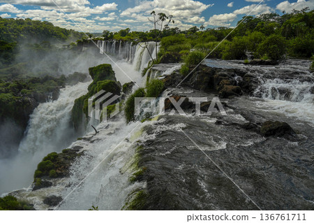 Iguazu falls waterfalls Scenic destination 136761711