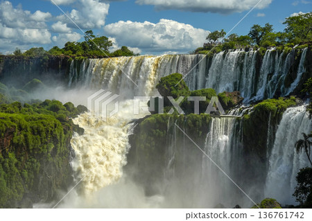 Iguazu falls waterfalls Scenic destination Iguazu falls waterfalls Scenic destination 136761742