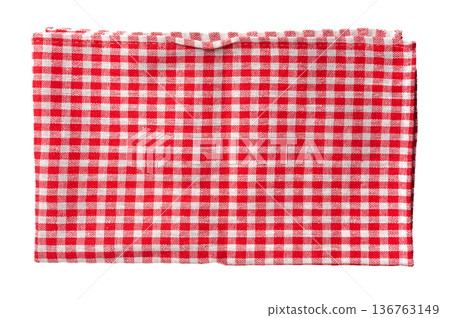 Picnic Table Cloth, Checkered Napkin, Red White Tablecloth, Kitchen Towel, Restaurant Dishcloth 136763149