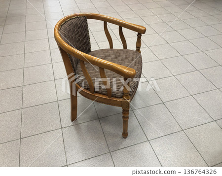 chair in an empty waiting room 136764326
