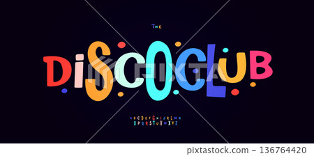 Bouncy Funky Font, Colorful Cartoon Alphabet, Witty Groovy Letters, Joyful Quirky Type for Bright Logo, Festive Headline, Funny Comic Fonts Typography, Creative Fest Typeface. Vector typeset Bouncy Funky Font, Colorful Cartoon Alphabet, Witty Groovy Letters, Joyful Quirky Type for Bright Logo, Festive Headline, Funny Comic Fonts Typography, Creative Fest Typeface. Vector typeset 136764420