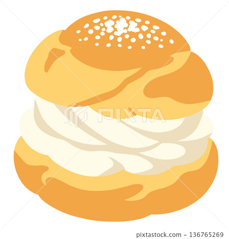 Cream puff 136765269