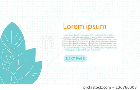 Minimalistic background with plants and space for text Minimalistic background with plants and space for text 136766308