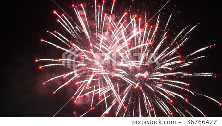 Purple Firework celebrate anniversary happy new year 2024, 4th of july holiday festival. Purple firework in night time celebrate national holiday. Violet firework Countdown to new year 2024 festival Purple Firework celebrate anniversary happy new year 2024, 4th of july holiday festival. Purple firework in night time celebrate national holiday. Violet firework Countdown to new year 2024 festival 136766427