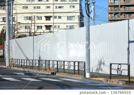 工地臨時圍籬(通用鋼板) 工地臨時圍籬(通用鋼板) 136766910