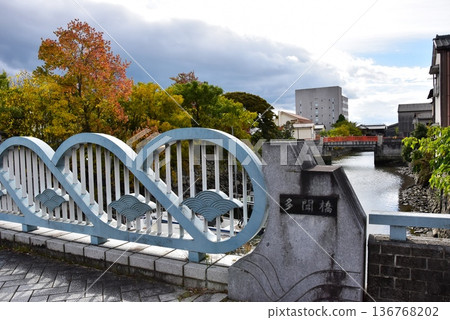 三重縣桑名市多門橋及其周邊城鎮景觀 三重縣桑名市多門橋及其周邊城鎮景觀 136768202