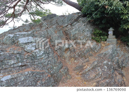 Tengu Rock at Karasawayama Castle (Sano City, Tochigi Prefecture) 136769098