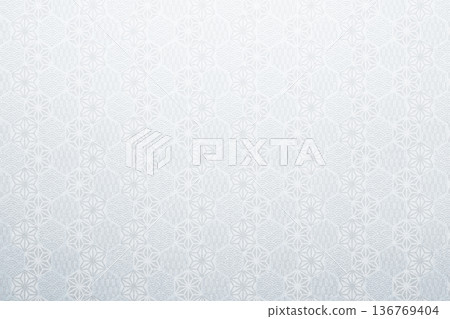 Japanese pattern white background Japanese pattern white background 136769404