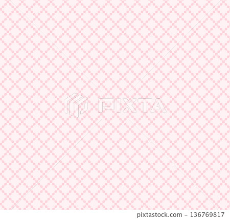 Circle-connected diamond pattern background material (pink, dark pink) Circle-connected diamond pattern background material (pink, dark pink) 136769817