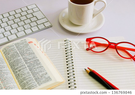 Education image, exam takers, exam study Education image, exam takers, exam study 136769846