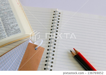 Education image, exam takers, exam study 136769852