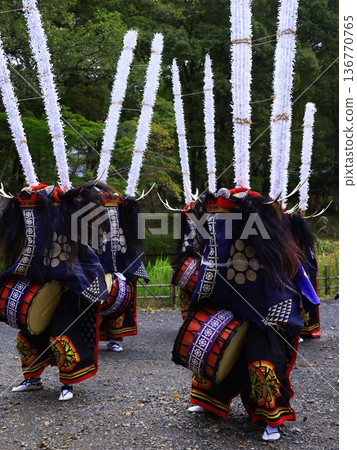 Performing Kagura at the Kagura Country Festival Performing Kagura at the Kagura Country Festival 136770765