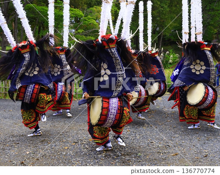 Performing Kagura at the Kagura Country Festival Performing Kagura at the Kagura Country Festival 136770774