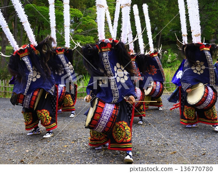 Performing Kagura at the Kagura Country Festival Performing Kagura at the Kagura Country Festival 136770780