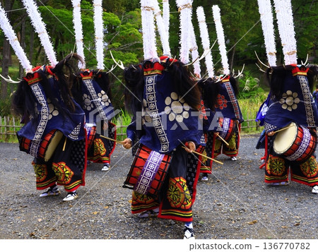 Performing Kagura at the Kagura Country Festival Performing Kagura at the Kagura Country Festival 136770782